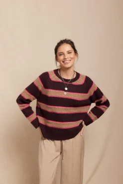 Slowlove Camisolas-Camisola riscas Granada