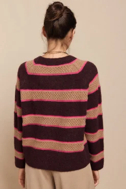 Slowlove Camisolas-Camisola riscas Granada