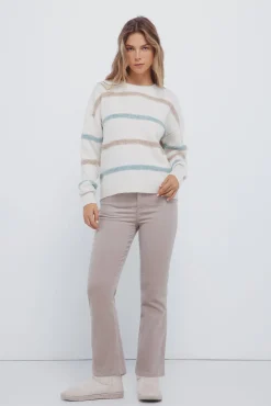 Springfield Camisolas-Camisola riscas bicolor vison