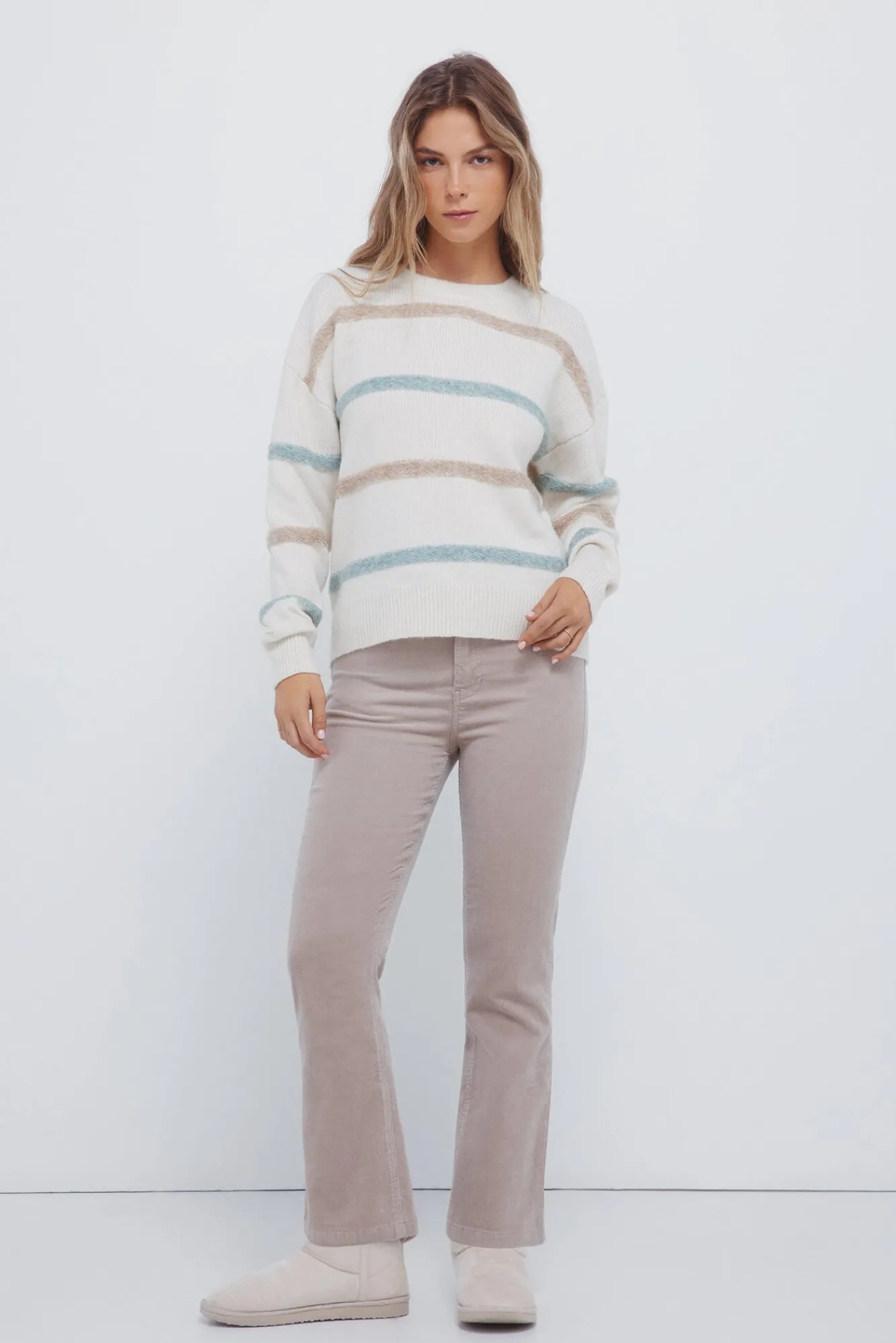 Springfield Camisolas-Camisola riscas bicolor vison