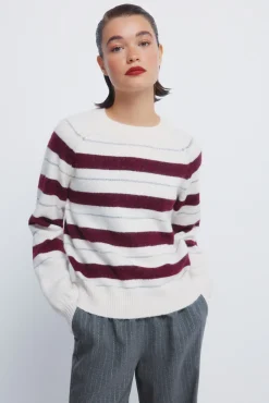 Springfield Camisolas-Camisola riscas de lurex vermelho