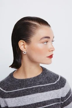 Springfield Camisolas-Camisola riscas de lurex cinzento