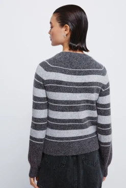 Springfield Camisolas-Camisola riscas de lurex cinzento