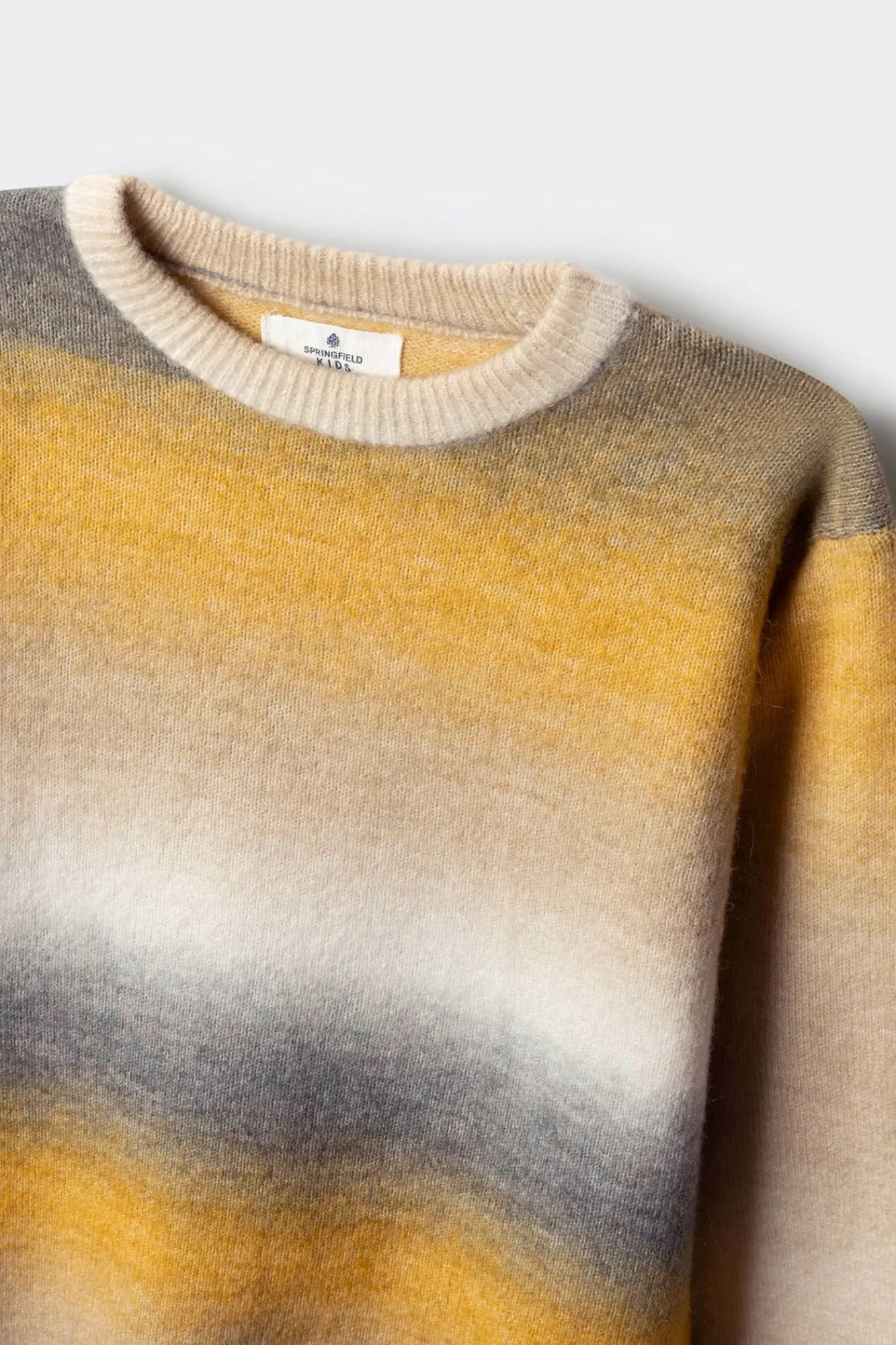 Springfield Kids Malhas-Camisola riscas laranja para meninos amarelo