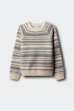 Springfield Kids Malhas-Camisola riscas para meninas. rosa