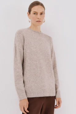 Cortefiel Camisolas-Camisola suave com franjas Tostado