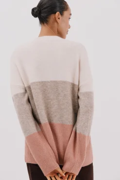 Cortefiel Camisolas-Camisola suave com franjas Ecru