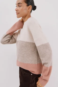 Cortefiel Camisolas-Camisola suave com franjas Ecru