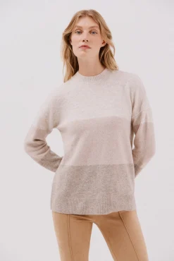 Cortefiel Camisolas-Camisola suave com franjas Tostado