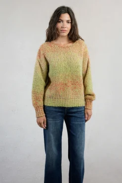 Molly Bracken Camisolas-Camisola tie dye de manga comprida Multicolorido