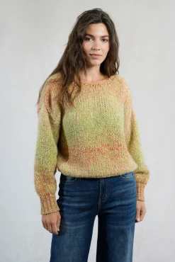 Molly Bracken Camisolas-Camisola tie dye de manga comprida Multicolorido