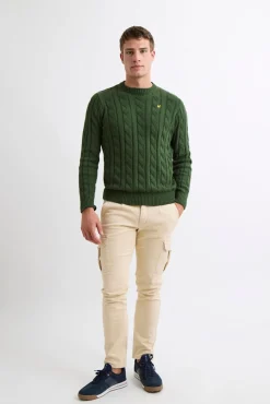 Williot Camisolas-Camisola trançado Verde