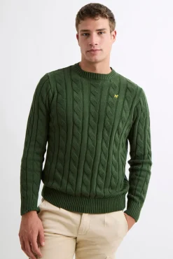 Williot Camisolas-Camisola trançado Verde