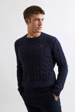 Williot Camisolas-Camisola trançado Azul