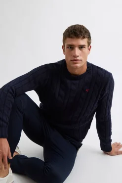 Williot Camisolas-Camisola trançado Azul