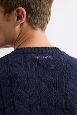 Williot Camisolas-Camisola trançado Azul