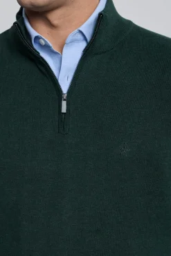 Valecuatro Camisolas-Camisola com meia fecho-éclair Verde