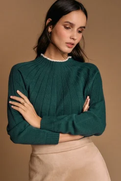 Polín Et Moi Camisolas-Camisola Iria Verde