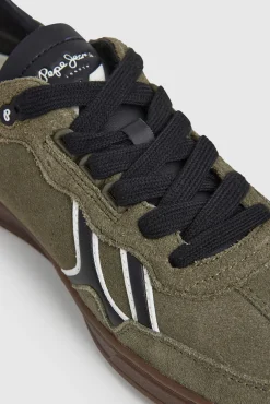 Pepe Jeans Sneakers-Camurça Cupsole de camurça verde