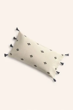 Calma House Almofadas-Capa de almofada retangular de algodão Kobe estampado