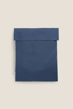 Textura Conjuntos De Roupa De Cama-Capa de baixo algodão orgânico. Cama 180-200 cm. azul