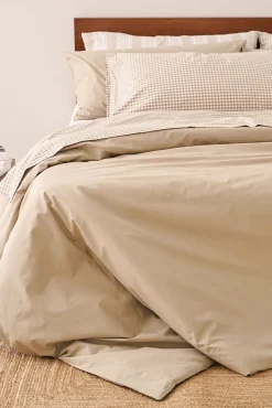 Bassols Edredons-Capa de edredom de algodão Tostado