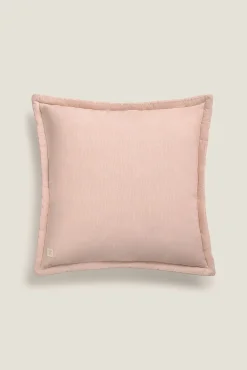 Textura Almofadas-Capa de quadrante de patchwork tradicional rosa