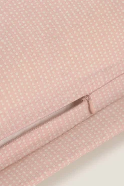 Textura Almofadas-Capa de quadrante de patchwork tradicional rosa