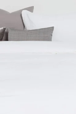 Textura Edredons-Capa nórdica algodão percal. Cama 180-200 cm. branco