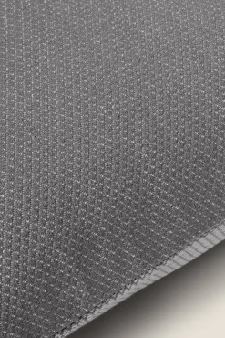 Textura Almofadas-Capa travesseiro algodão bicolorida 45 x 45 cm. cinzento