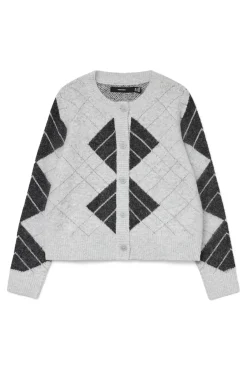Vero Moda Camisolas-Cardigan casaco de malha Cinzento