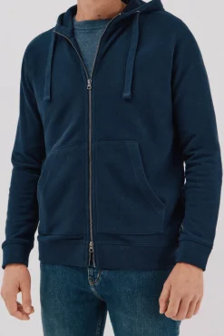 Cortefiel Camisolas-Cardigan com capuz Azul