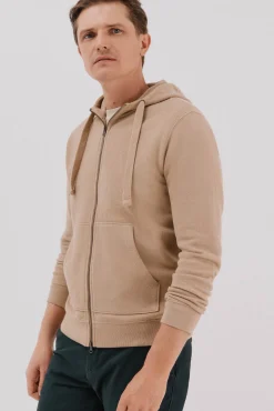 Cortefiel Camisolas-Cardigan com capuz Tostado