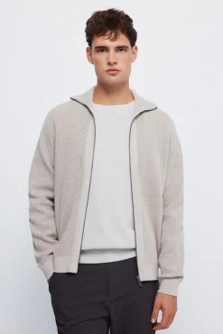 Springfield Camisolas-Cardigan com casaco de malha cru