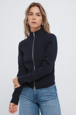 Springfield Camisolas-Cardigan com fecho-éclair azul