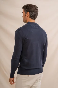 Celopman Camisolas-Cardigan com nó azul