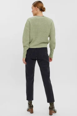 Vero Moda Camisolas-Cardigan de botões de manga comprida Verde