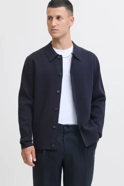 Jack & Jones Camisolas-Cardigan de gola polo Azul