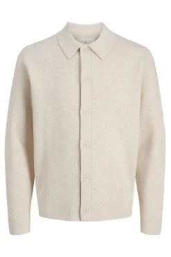 Jack & Jones Camisolas-Cardigan de gola polo Branco