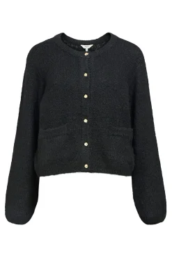 Object Camisolas-Cardigan de lã com gola redonda Preto