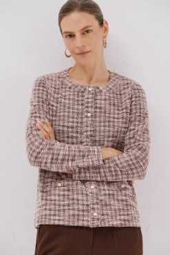 Cortefiel Camisolas-Cardigan de tweed Subiu