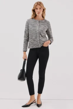 Cortefiel Camisolas-Cardigan de tweed Impress&atilde;o