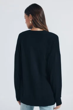 Springfield Camisolas-Cardigan leve aberto preto