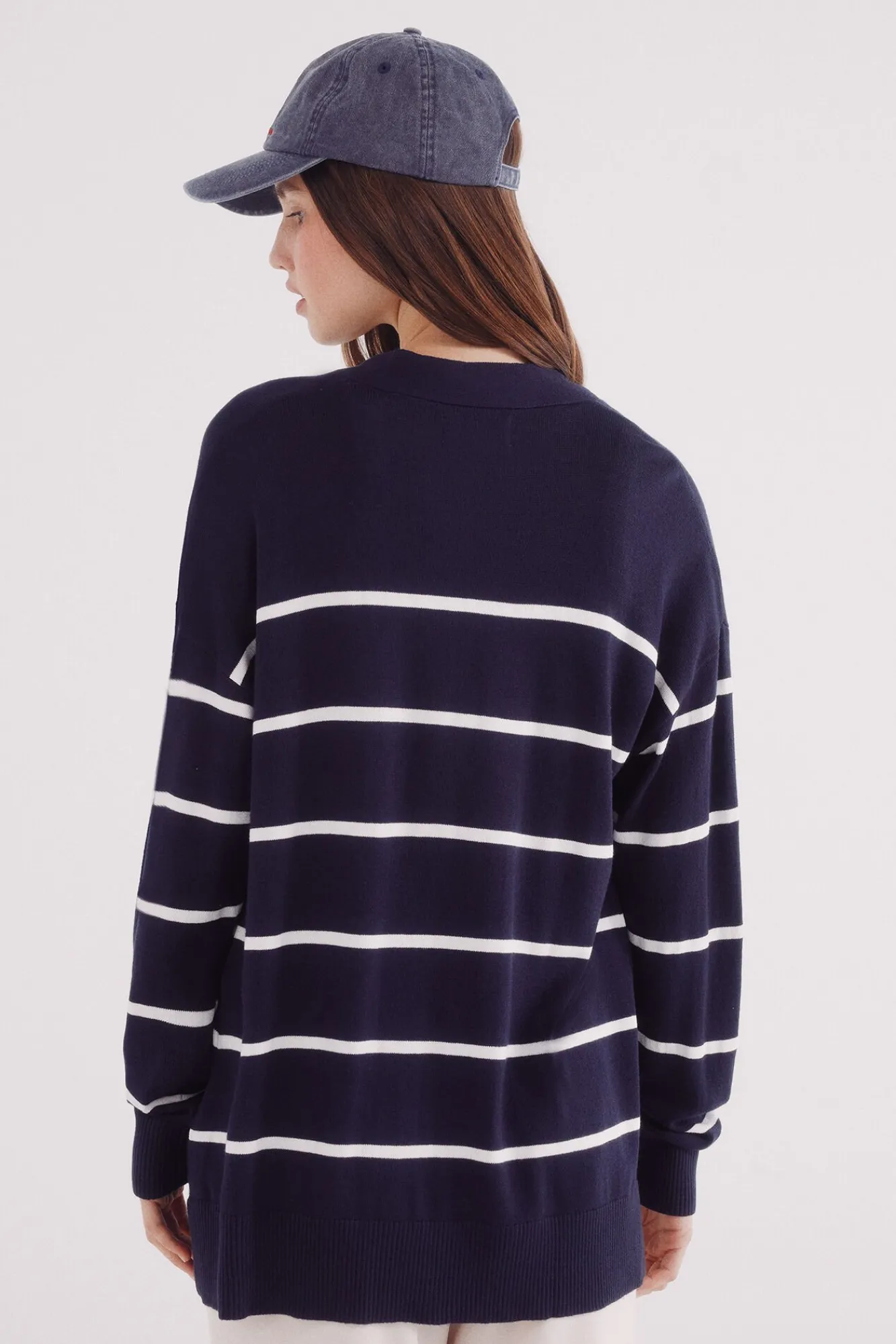 Springfield Camisolas-Cardigan leve aberto azul