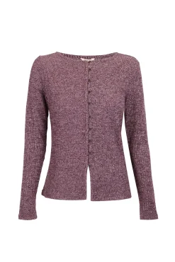 Slowlove Camisolas-Cardigan mesclado Roxo