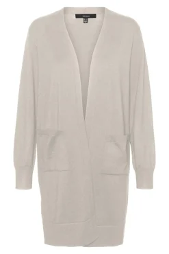 Vero Moda Camisolas-Cardigan midi aberto Tostado