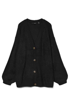 Vero Moda Curve Camisolas-Cardigan plus size de malha malha Preto