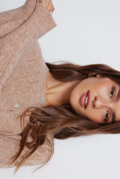 Springfield Camisolas-Cardigan Pointelle cru