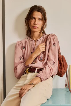 Hoss Intropia Blusas-Carina. Blusa bordada Subiu