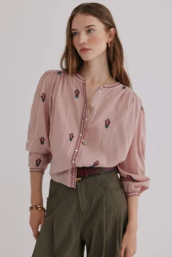 Hoss Intropia Blusas-Carina. Blusa bordada Subiu